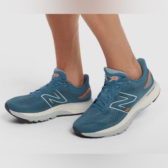 New Balance Other - New Balance Fresh Foam X 880 Spring Tide/Vibrant Orange Running Sneakers Sz 9,5